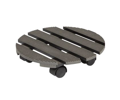Practo Garden plantenroller rond grijs Ø 30 cm