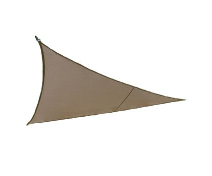 Practo Garden schaduwdoek polyester driehoek taupe 360 x 360 x 360 cm