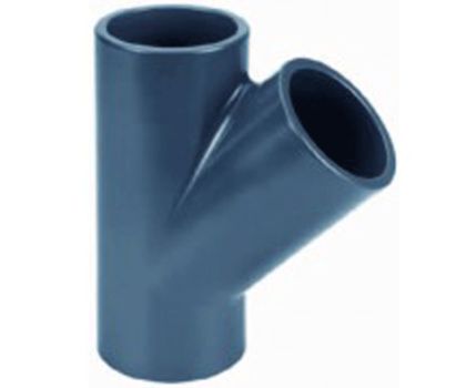 PVC T-stuk 45° - 32 mm - lijmverbinding

