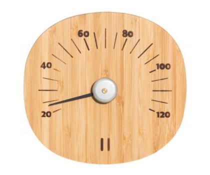 Rento thermometer sauna licht bamboe
