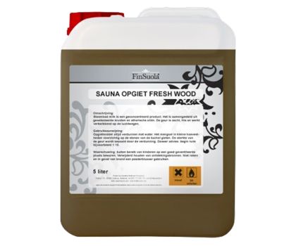 Sauna opgietmiddel Fresh Wood 5 liter