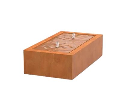 ADEZZ watertafel cortenstaal  150 x 80 x 40 cm