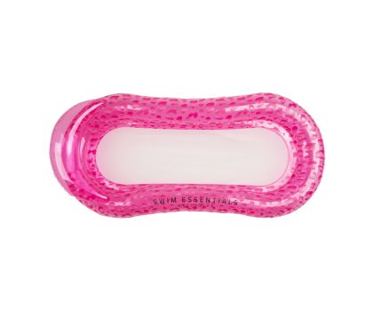 Swim Essentials waterhangmat panterprint | neon roze