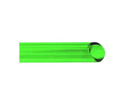 Slang pvc transparant groen 9 x 12mm (per meter)