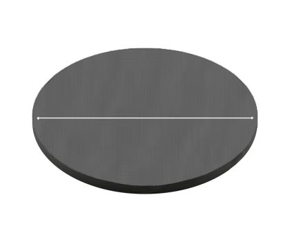Spa cover Ø 201 cm Weathershield-Grey