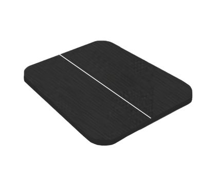 Spa cover HotSpring Sovereign- Reversed - 236 x 203 cm Weathershield Black