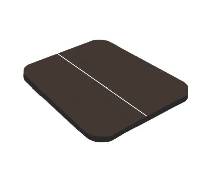 Spa cover HotSpring Sovereign- Reversed - 236 x 203 cm Weathershield Mahogany