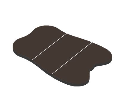 Spa cover Dimension One Sarena Bay 305 x 233 cm | Weathershield Mahogany