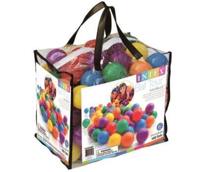 Intex speelballen 8 cm | 100 stuks