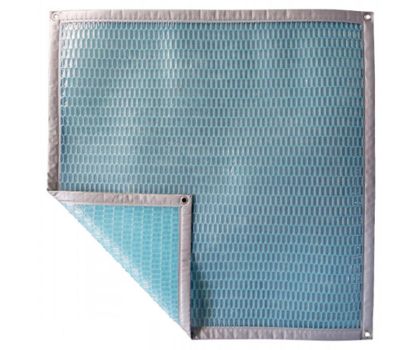 Splash-X Alveolar bubble zomerzeil 550 micron blauw rechthoekig model