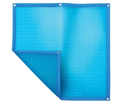 Splash-X Geobubble zomerzeil 400 micron blauw rechthoekig model