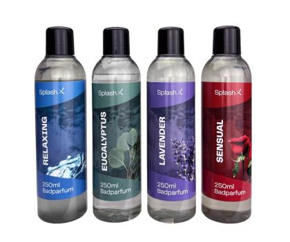 Splash-x Spa geurenpakket 4 x 250 ml