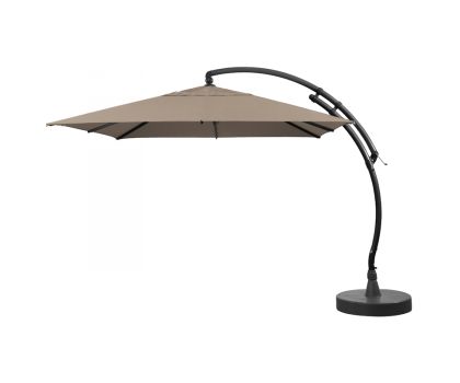 Sun Garden parasol Olefin licht taupe 300 x 300 cm