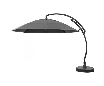 Sun Garden parasol rond grijs Ø 375 cm