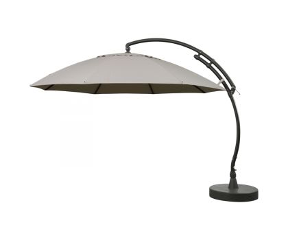 Sun Garden parasol rond licht taupe Ø 375 cm