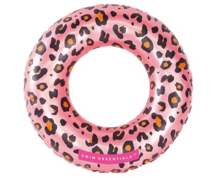 Swim Essentials rosé panterprint zwemband Ø 55 cm