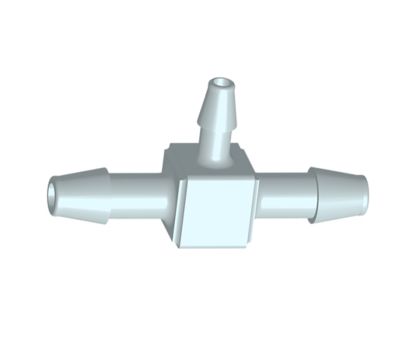 T-stuk PP verloop 10 x 6 x 10mm