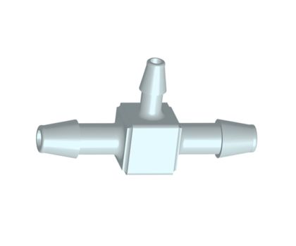 T-stuk PP verloop 8 x 6 x 8mm