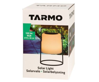 Tarmo solar tafellamp Sydney RGB verpakking