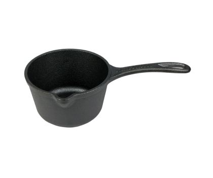 Valhal sauspan gietijzer met steel 1 liter