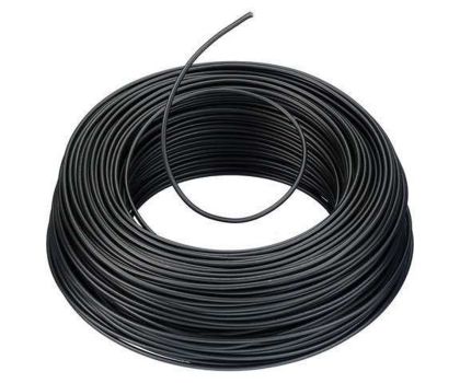 VD draad 1,5mm² zwart per meter