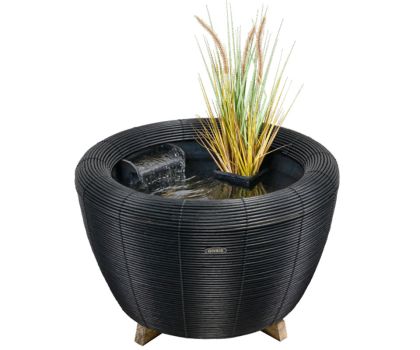 Velda Orbis mini-vijver met waterval Antraciet