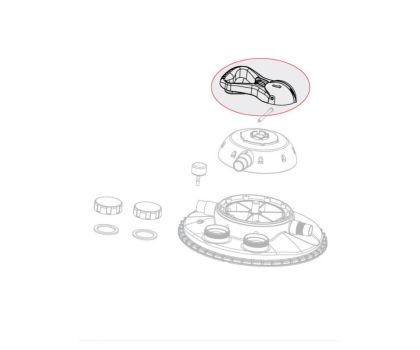 Velda handvat + pin Clear Control 25/50/75 NG