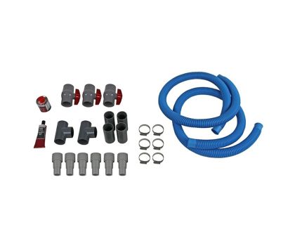 Warmtepomp PVC aansluitset (bypass) onderdelen