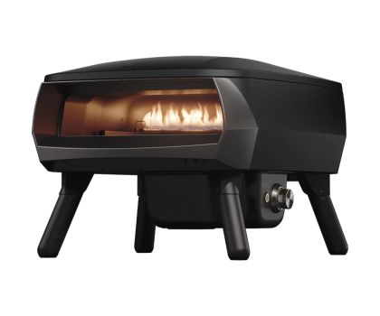 Witt Piccolo gas pizza oven Ø 33 cm Mat Zwart voorkant