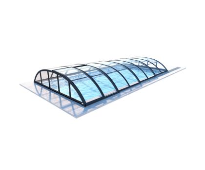 Zwembadoverkapping Horizon Clear, type 1