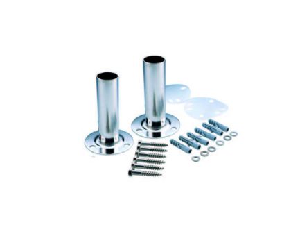 Zwembadtrap opbouw set RVS AISI 316