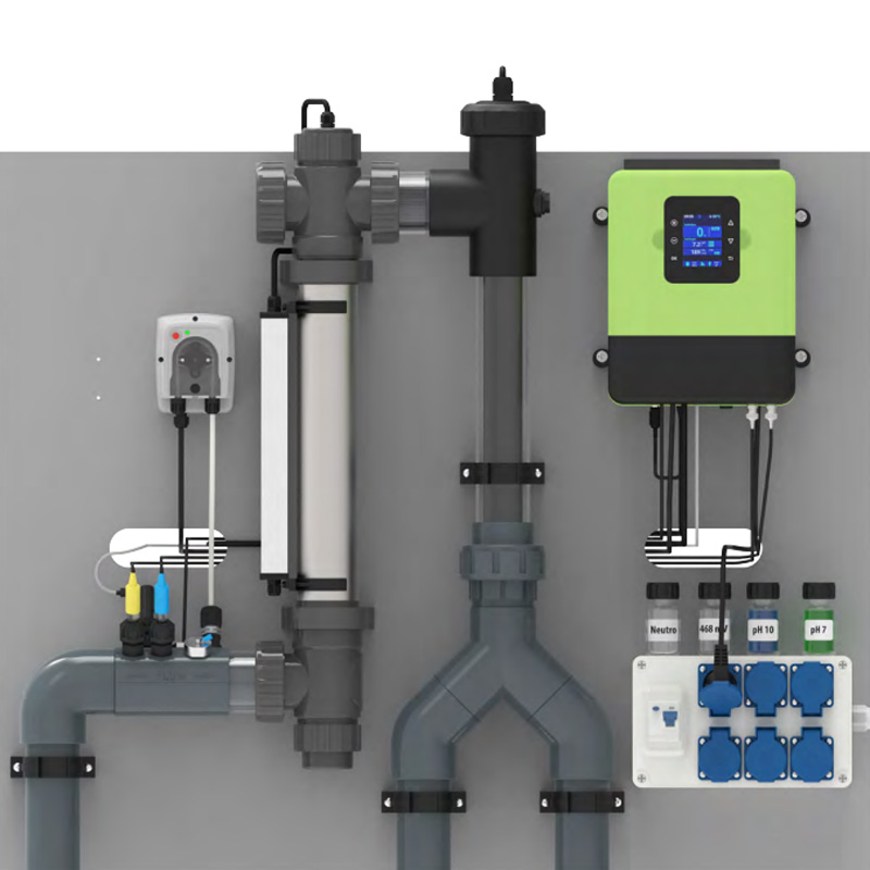 Desinfectie paneel electrolyse en hydrolyse met Sugar Valley OX1 | tot 60m³