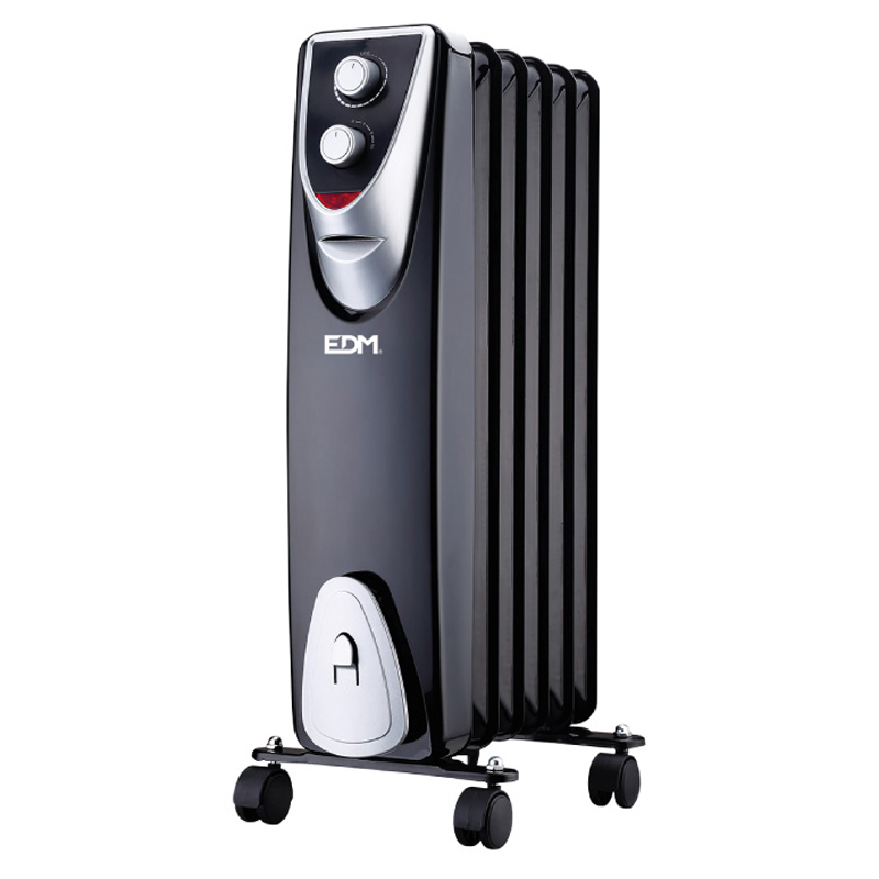 EDM elektrische radiator zwart | 1000 W