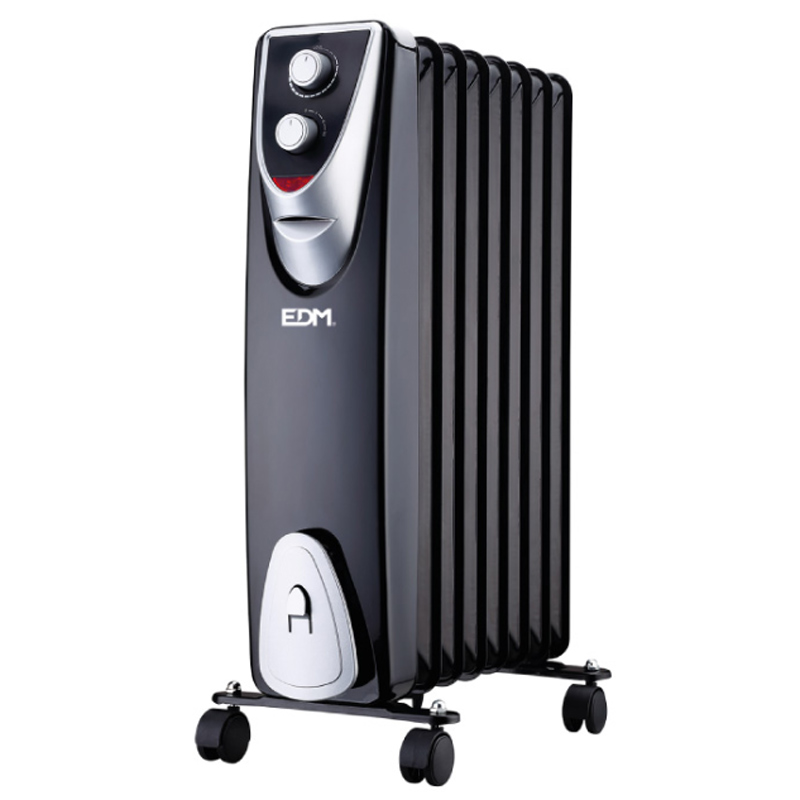 EDM elektrische radiator zwart | 1500 W
