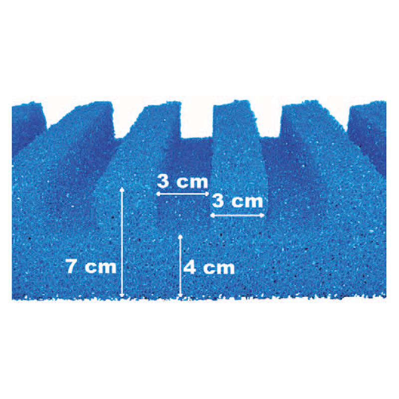 AquaForte Filterschuim T profiel 50x50cm