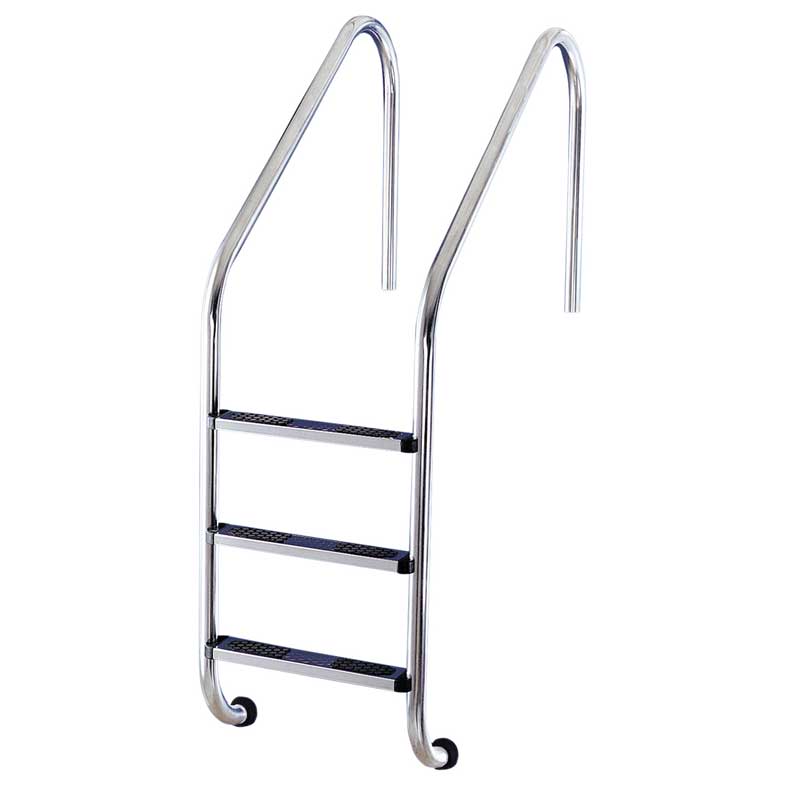 Zwembadtrap RVS standaard, 3 treden | AISI 304