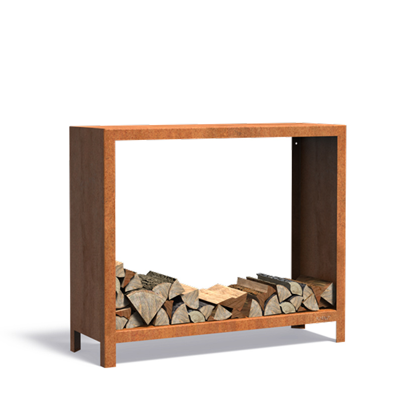 FORNO cortenstaal houtopslag | 120 x 40 x 100 cm
