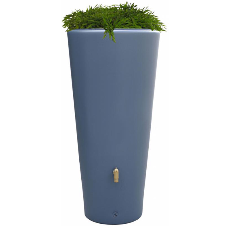 Garantia regenton met plantenbak grafiet | 220 liter