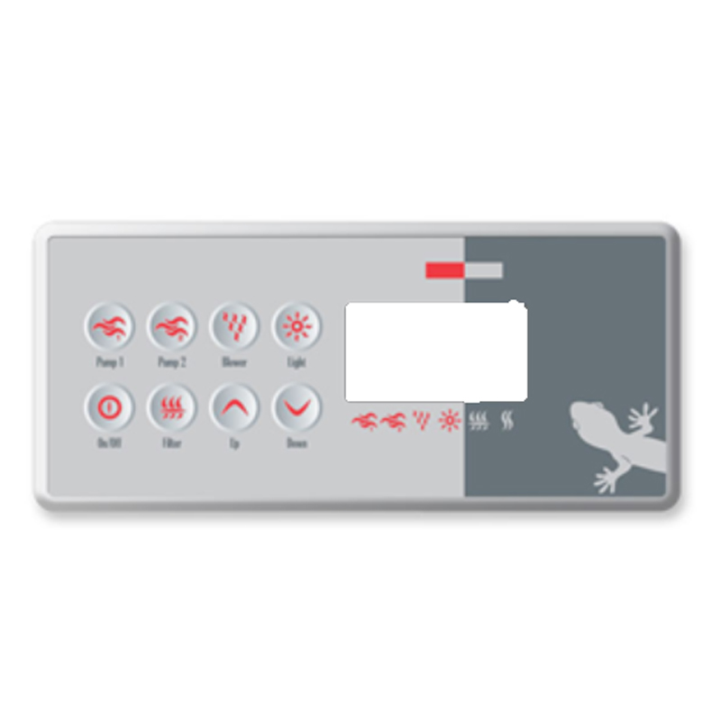 Gecko TSC8-8 overlay 8 buttons