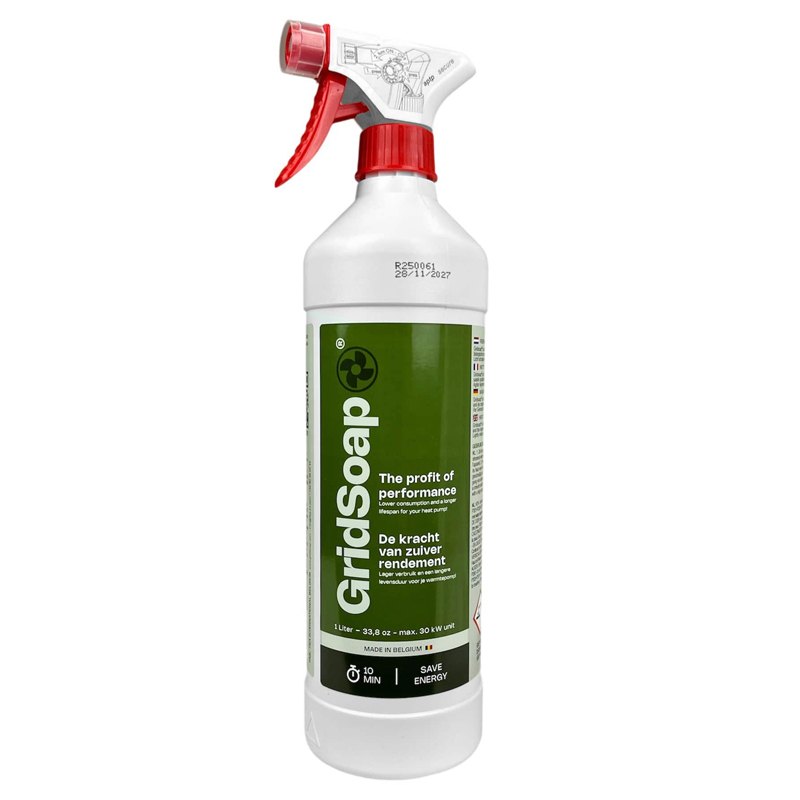 Gridsoap grielzeep warmtepomp reiniger | 1 liter