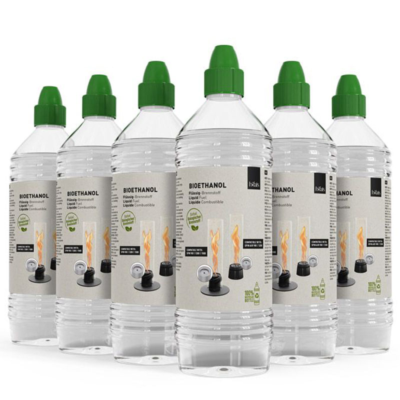 Höfats Bio-ethanol vloeistof | 6 x 1 liter