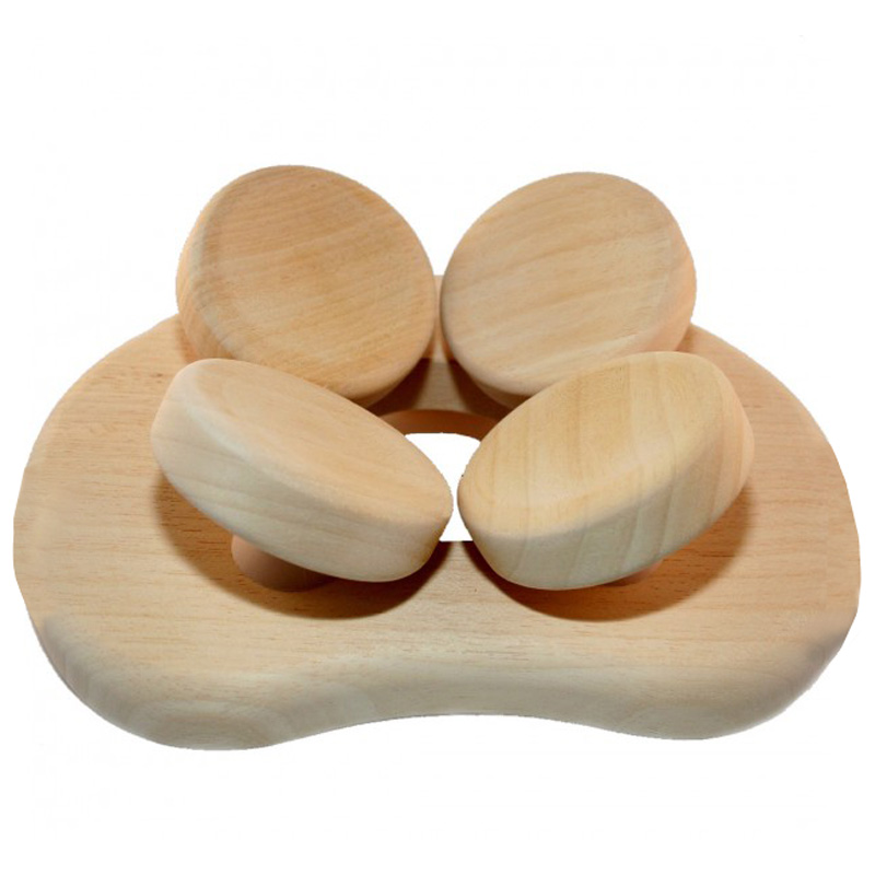 Halu-kussen Abachi - hout