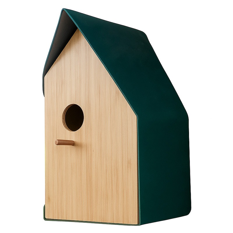 Heeej Happy Bird House wand vogelhuisje | bamboe