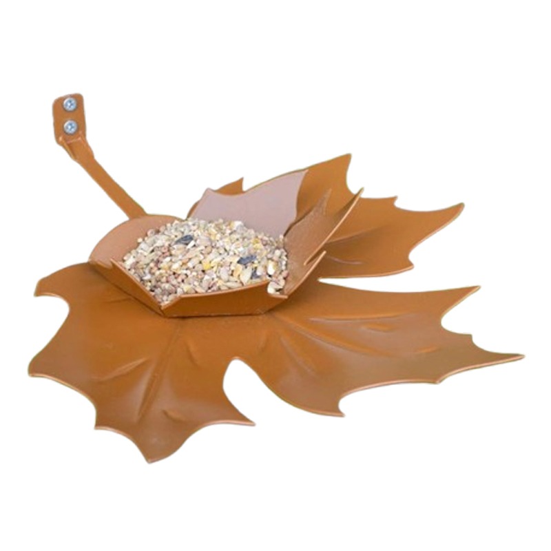 Heeej Leaf Me vogelvoederschaal | bruin
