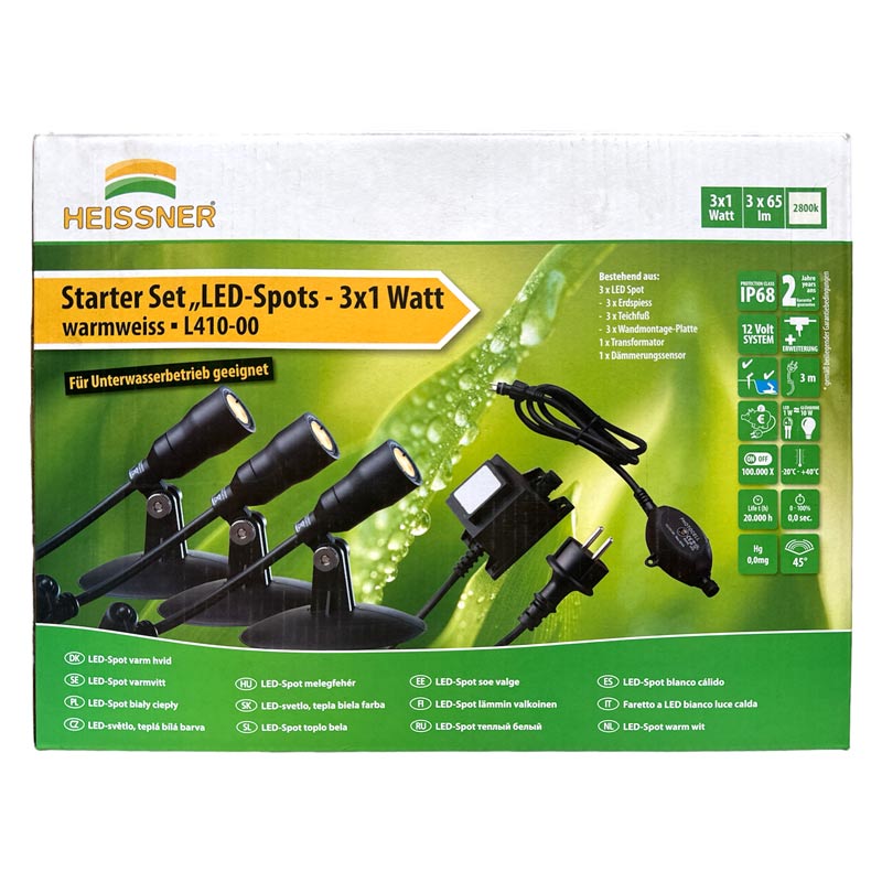 Heissner LED spots | set van 3