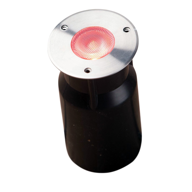 Heissner RVS vlonderspot rond RGB | 3W