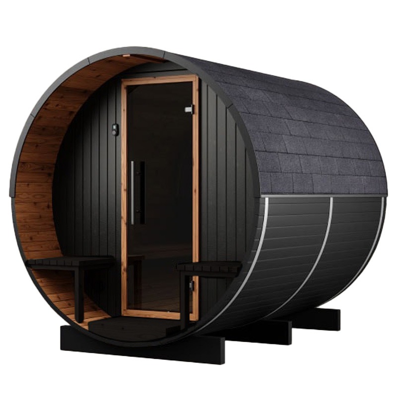 Holl’s Onyxia barrel buitensauna | 225 x 240 x 226 cm
