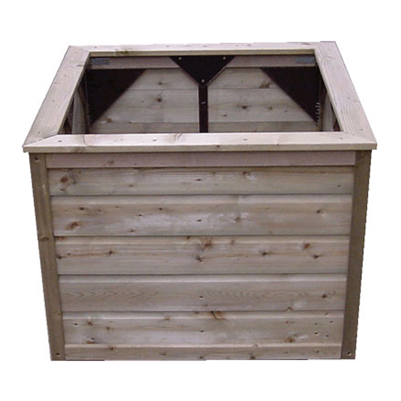 Lutra Houten plantenbak 100 x 100 x 65 cm