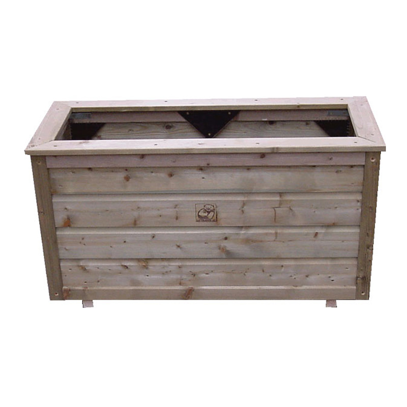 Lutra Houten plantenbak 100 x 40 x 55 cm