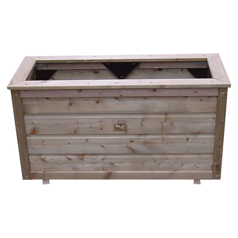 Lutra Houten plantenbak 60 x 40 x 100 cm